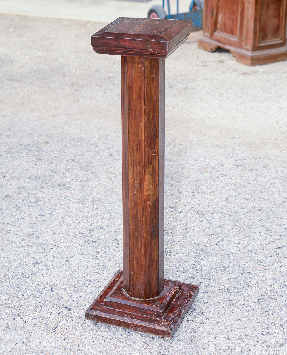 Colonna in legno portavaso Italia epoca metà del 900