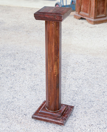 Colonna in legno portavaso Italia epoca metà del 900