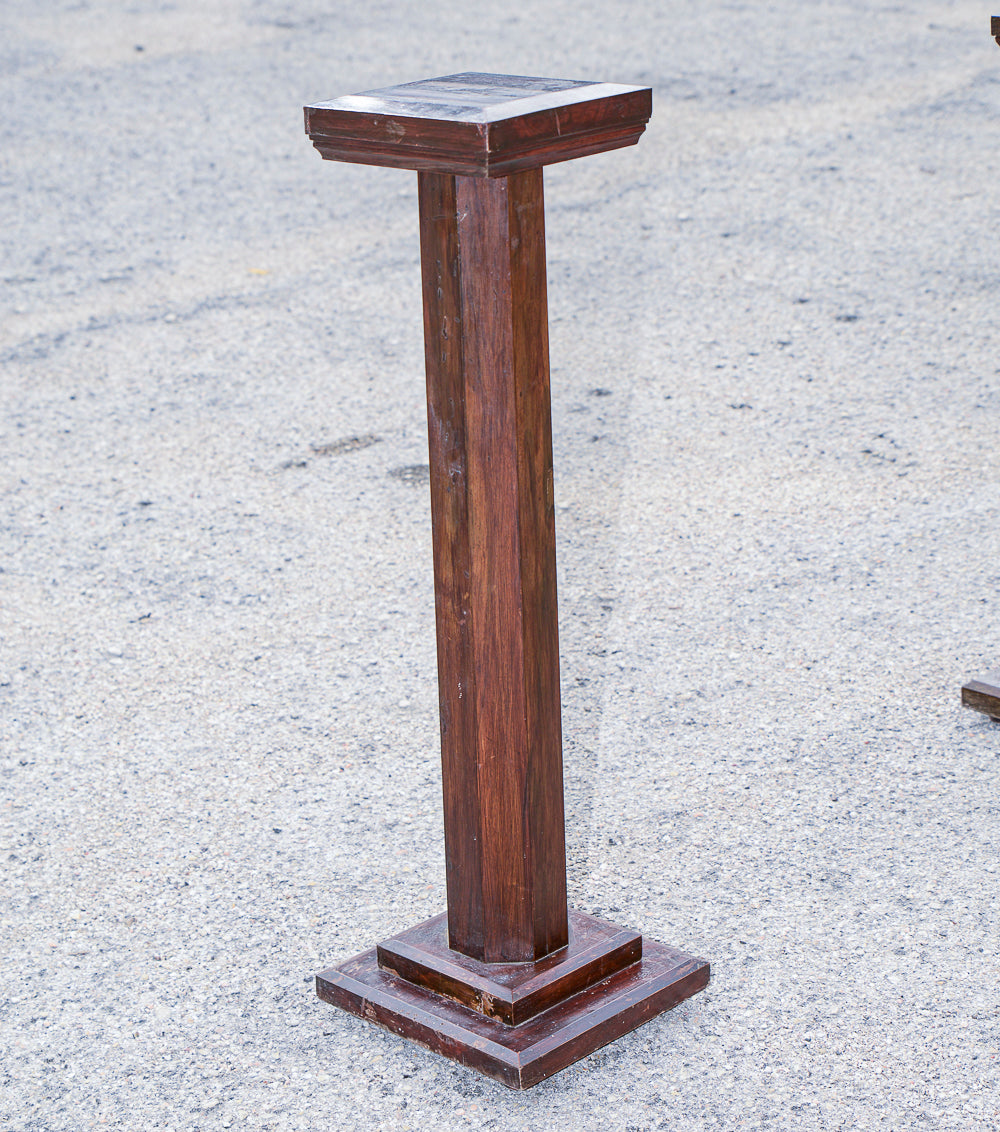 Colonna in legno portavaso Italia epoca metà del 900