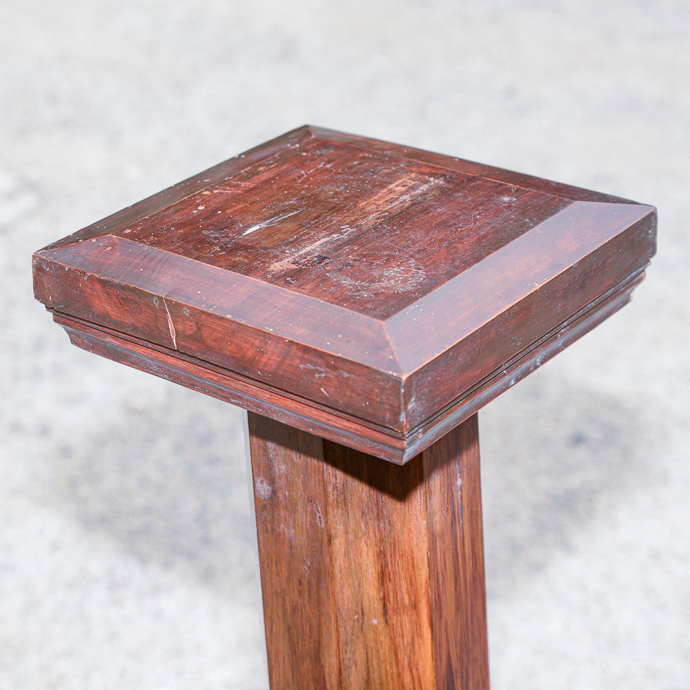 Colonna in legno portavaso Italia epoca metà del 900