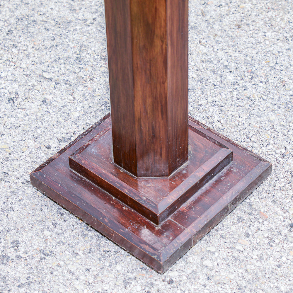 Colonna in legno portavaso Italia epoca metà del 900