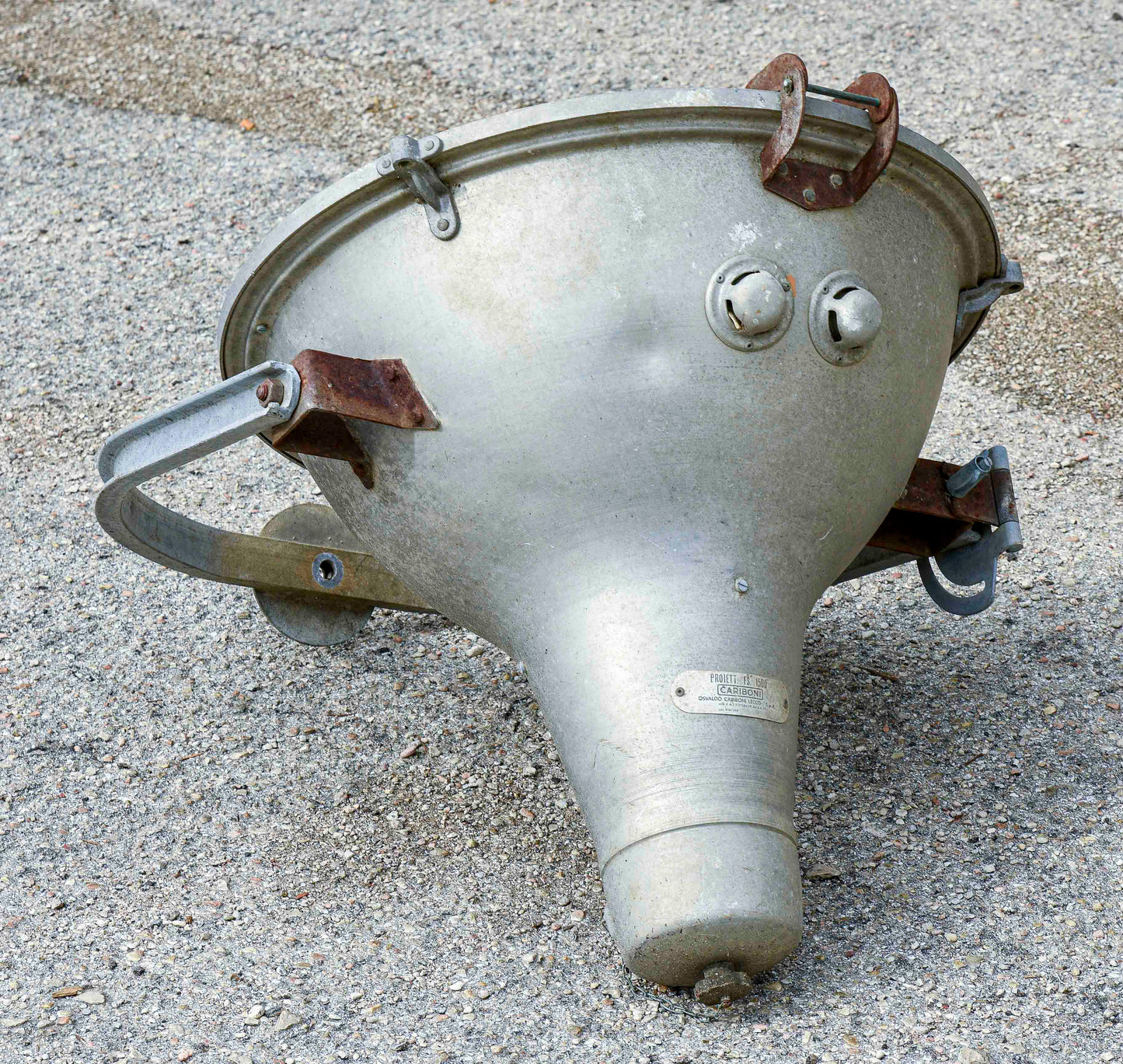 Faro da ferrovia proiettore 1500 FS CARIBONI Italia 1960