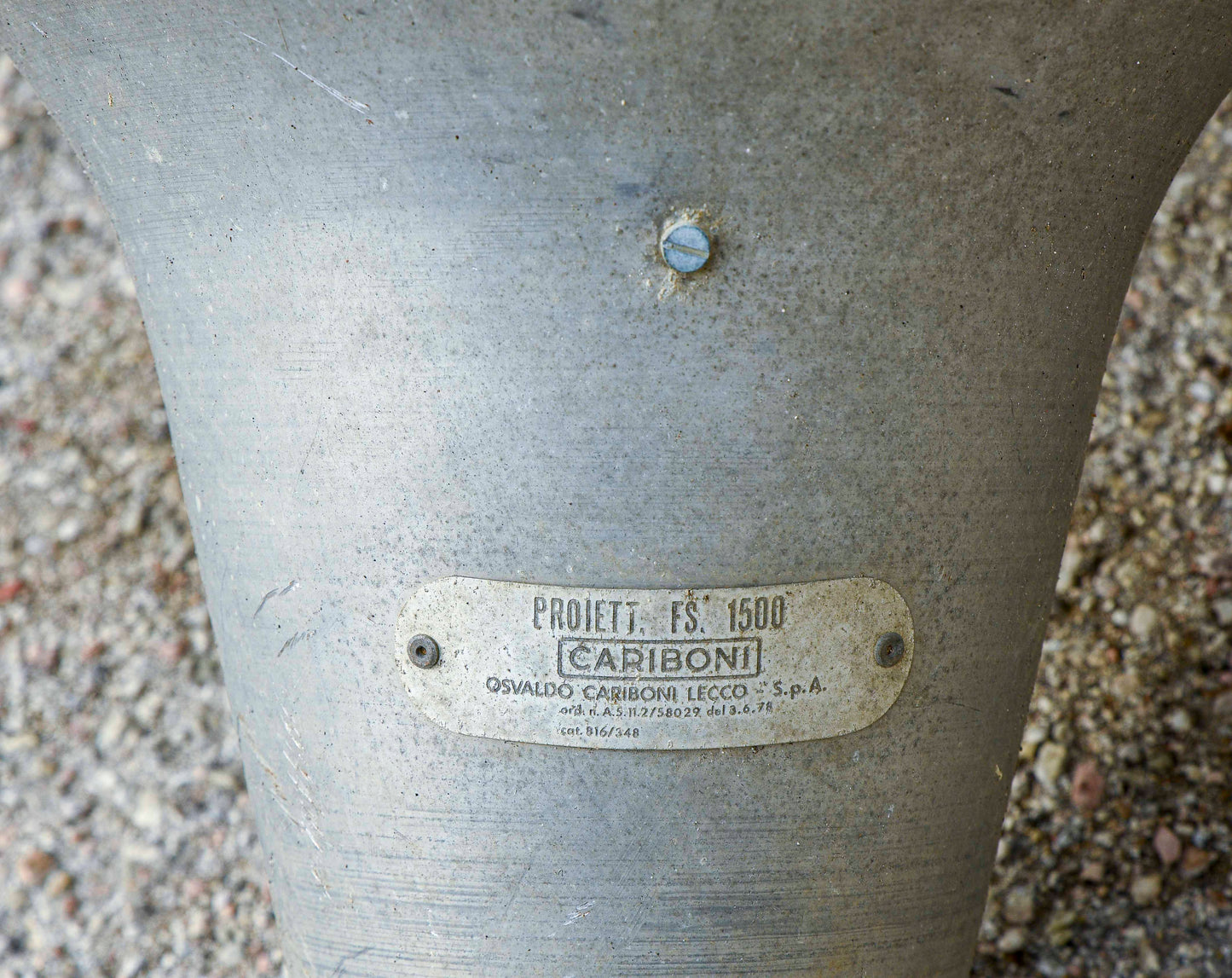 Faro da ferrovia proiettore 1500 FS CARIBONI Italia 1960