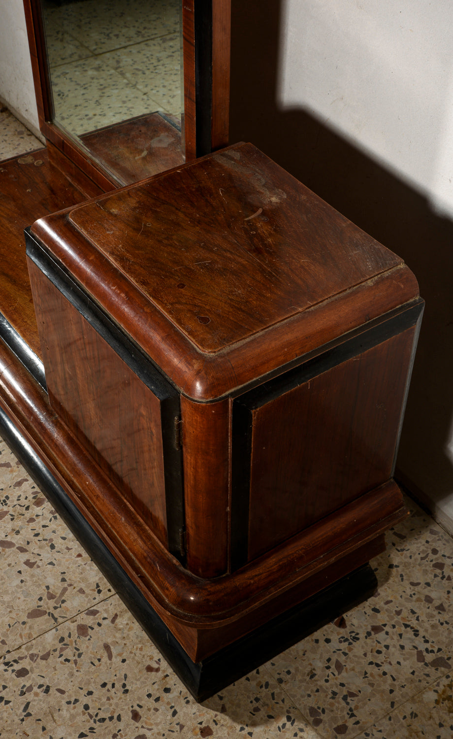 Toletta con specchio anni 20 Italia Art Deco'