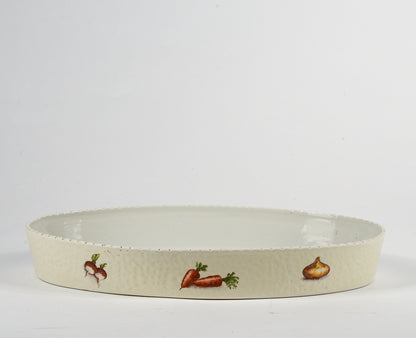 Pirofila vassoio in ceramica ditta Piroskn