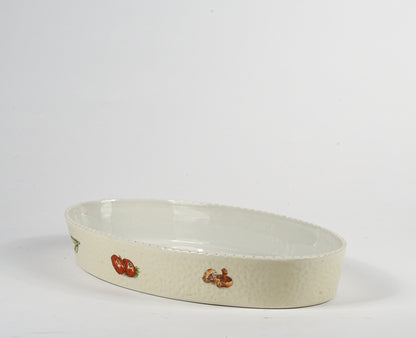 Pirofila vassoio in ceramica ditta Piroskn