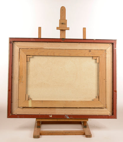 quadro paesaggio lacustre 1981