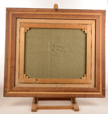 Quadro veduta costiera anni 80
