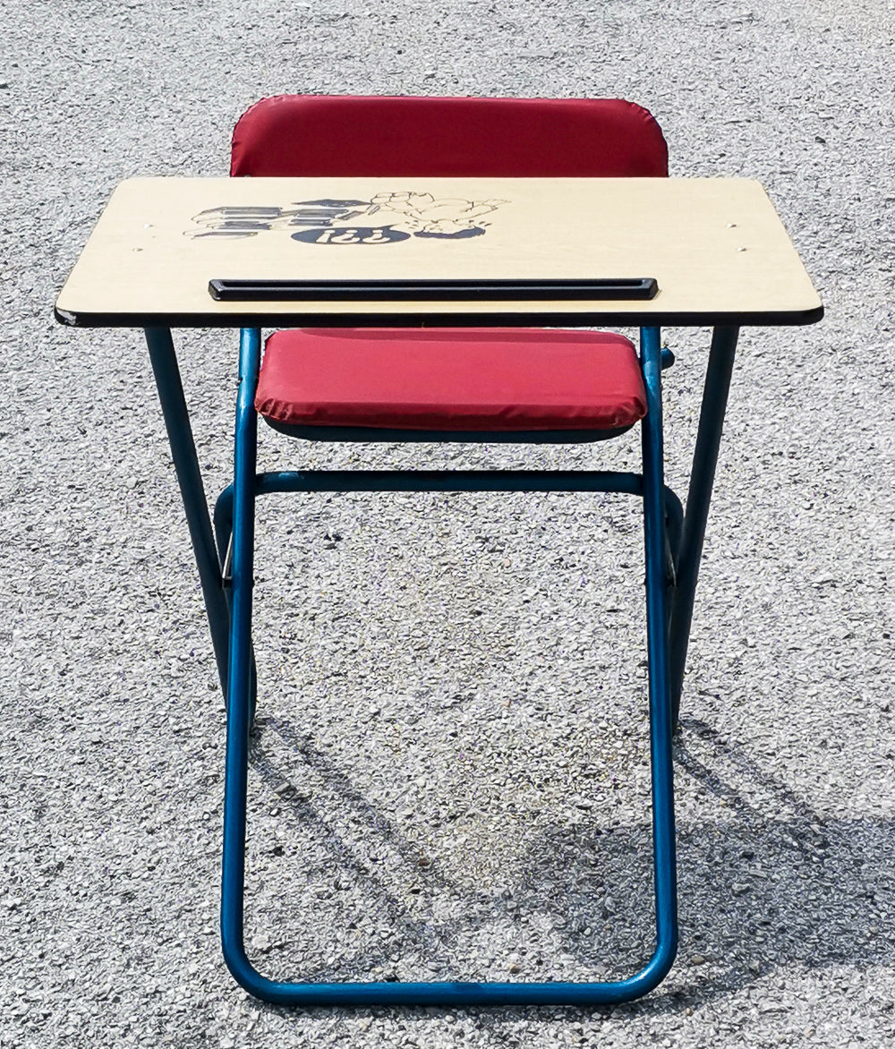 Sedia studio scrivania da bambino  pieghevole italia 1970