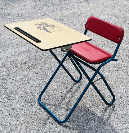 Sedia studio scrivania da bambino  pieghevole italia 1970