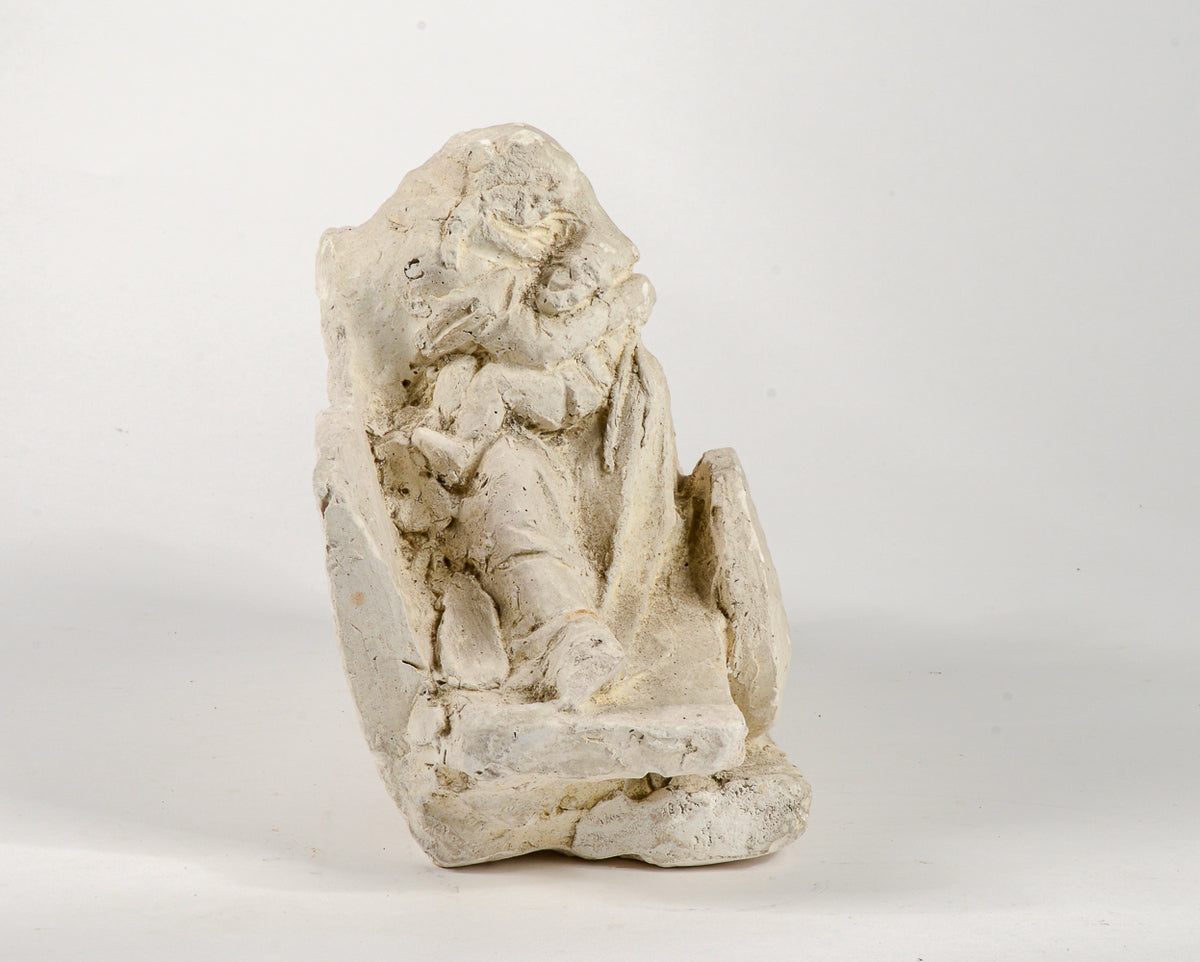 statua scultura in gesso firmata amore