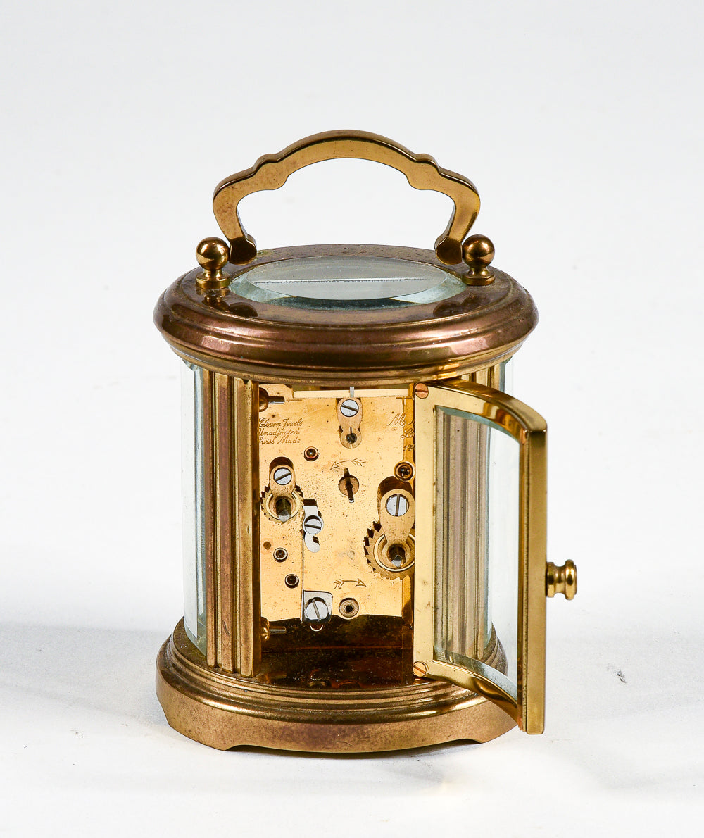 Sveglia orologio cappuccina Mattew Norman London con chiave Italia 1950