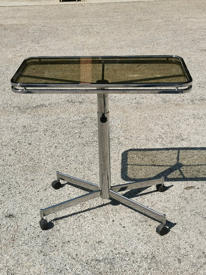 Tavolino design stile Allegri Parma con piano regolabile in  altezza Italia 1960