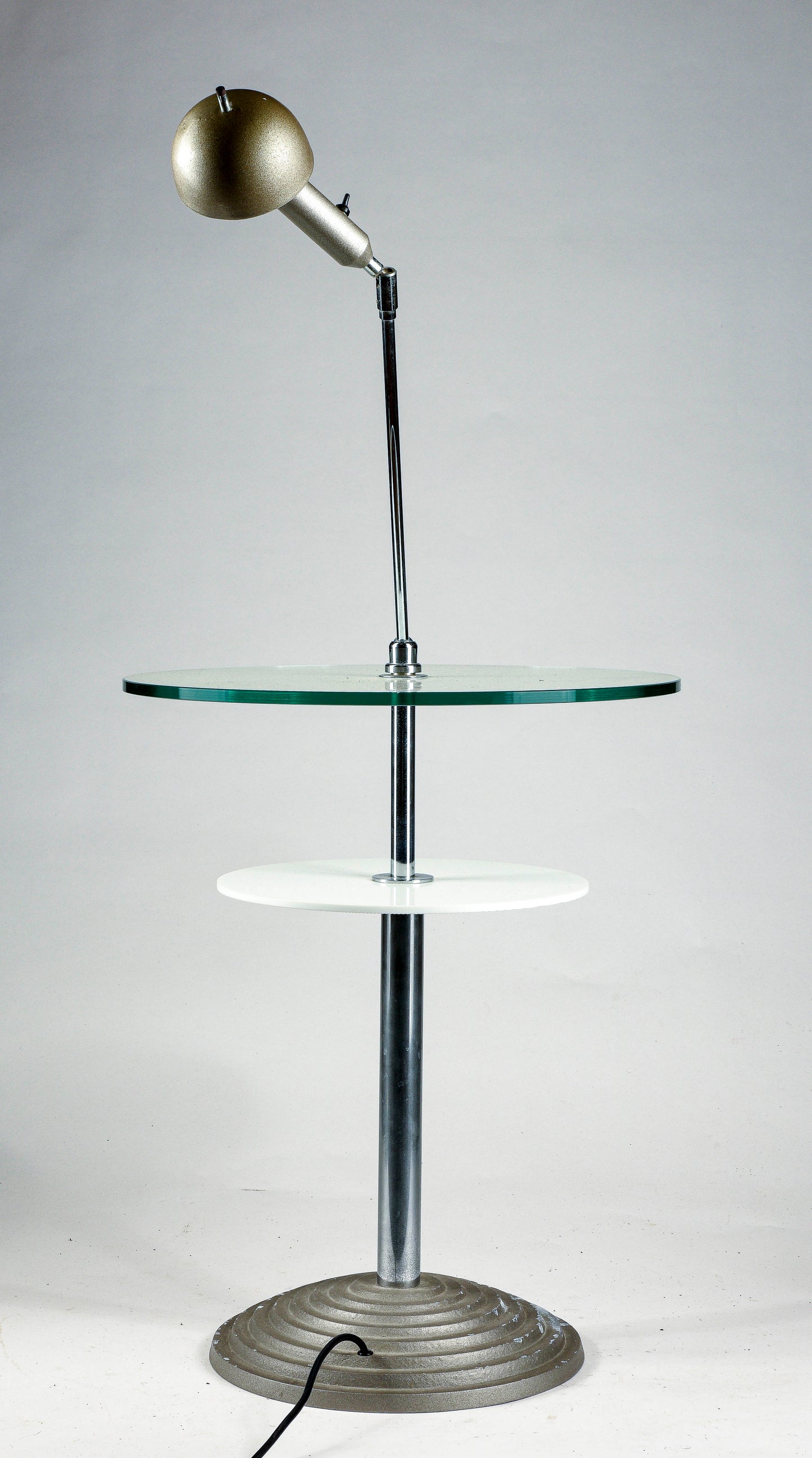 Tavolino da lettura con lampada snodabile by Daniela Puppa and Franco Raggi for Fontana Arte, 1988