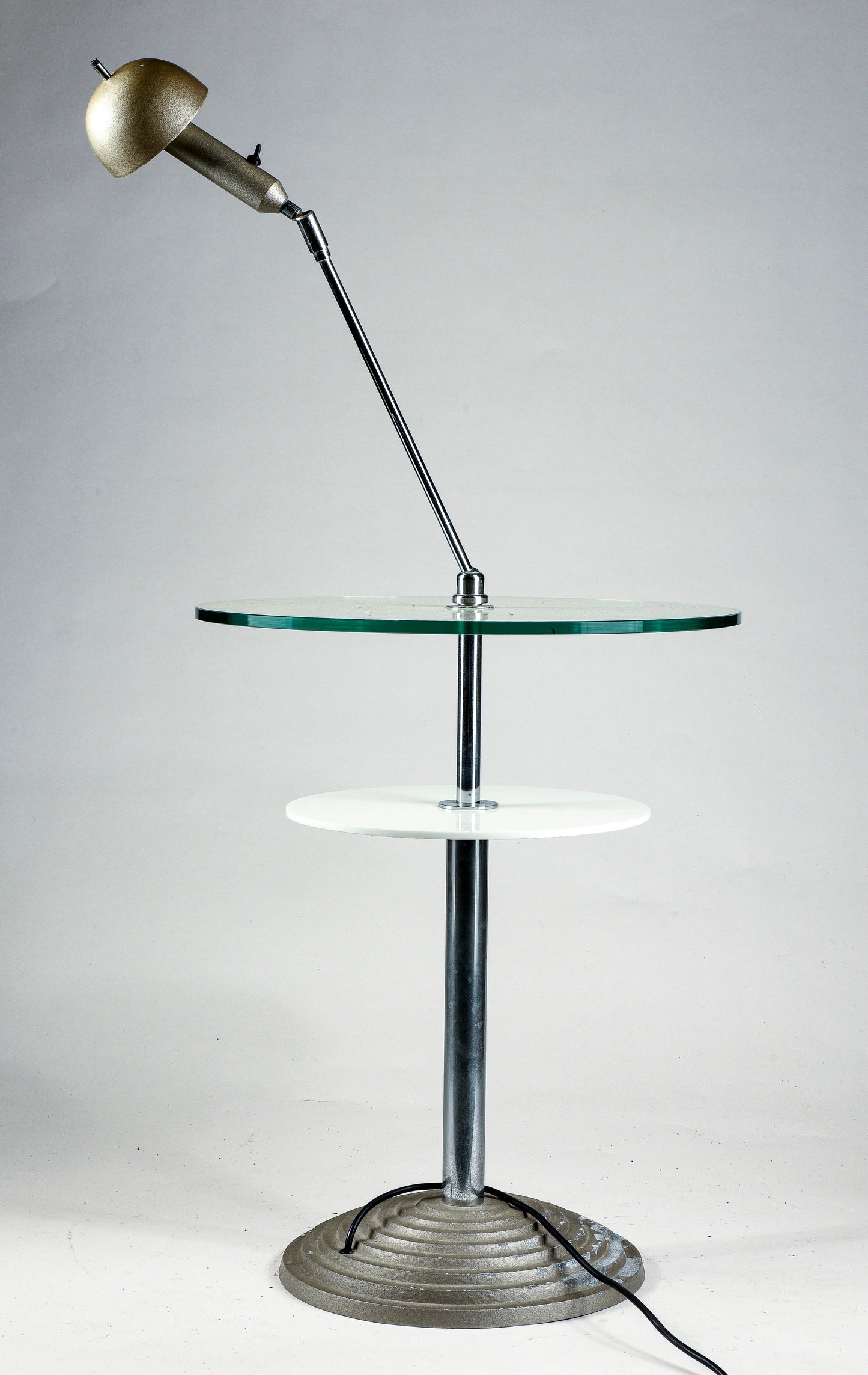 Tavolino da lettura con lampada snodabile by Daniela Puppa and Franco Raggi for Fontana Arte, 1988