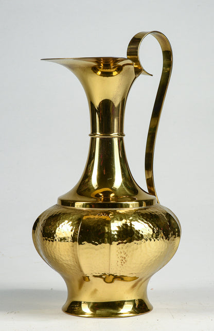 Portaombrelli  in ottone sbalzato a mano B. Bellotto designer  Italia 1990