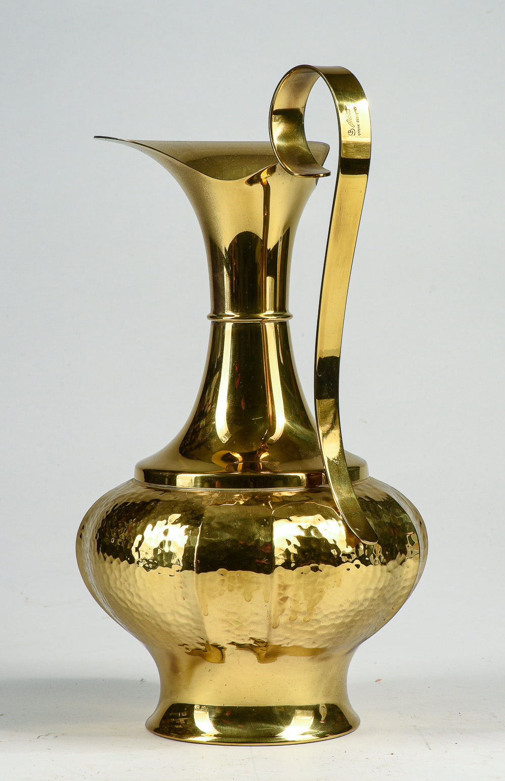 Portaombrelli  in ottone sbalzato a mano B. Bellotto designer  Italia 1990